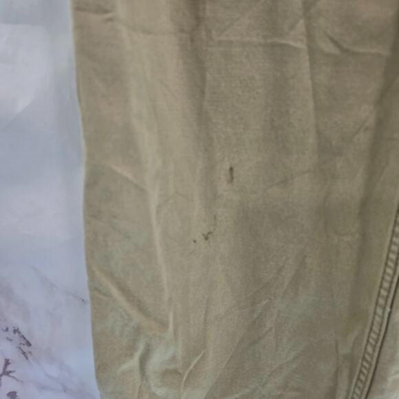 Carhartt Pants Mens 38 X 34 Khaki Tan Canvas Straight Chino Relaxed Fit Read - Picture 11 of 14